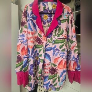 Rosa de Weerd for Anthropologie Flannel Sleep Top